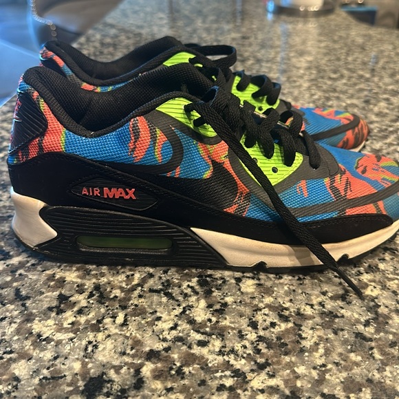 Nike Air Max 90 Prem Tape ‘Color Camo’ Size 8M/9.5W - Picture 2 of 5